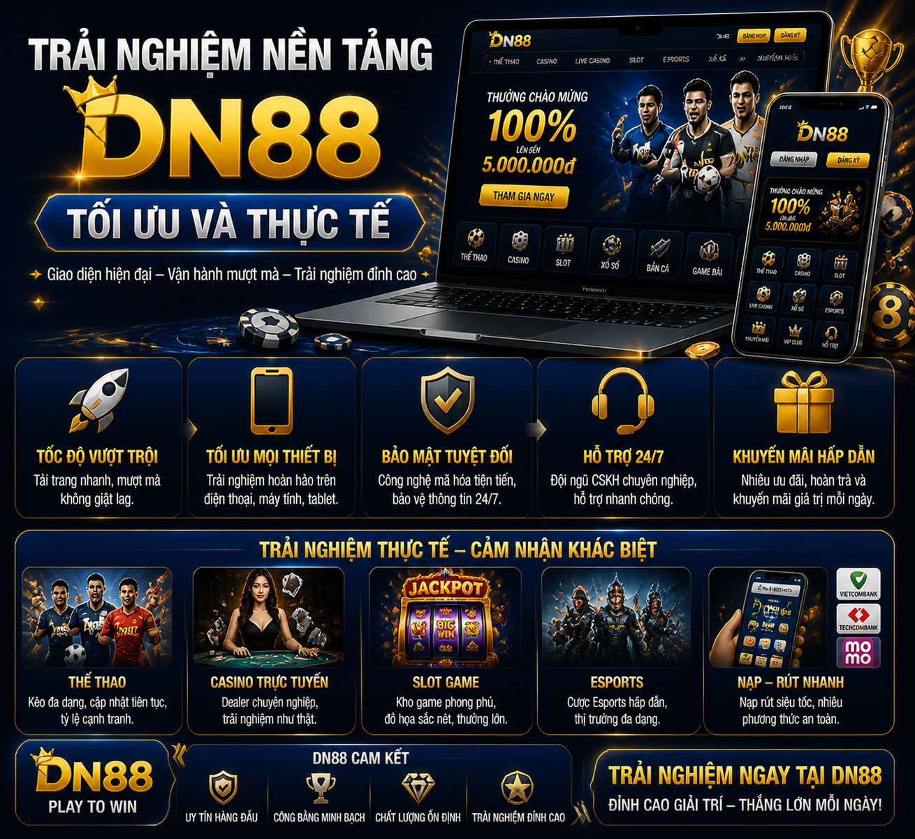 Trải Nghiệm Nền Tảng Dn88 – Tối Ưu Và Thực Tế